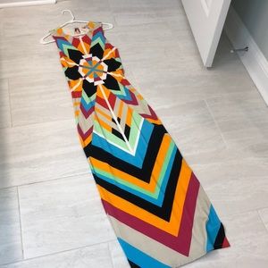 Mara Hoffman body con dress size small. Excellent condition